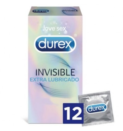 Preservativos Durex Invisibles Lubricados 12uds