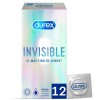 Durex Invisible Extra Finos Preservativos 12 Unidades
