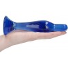 Plug Anal Cristal 18 cm Flask Blue