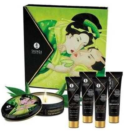 Kit Secretos de Geisha Shunga Orgánico Exótico Té Verde
