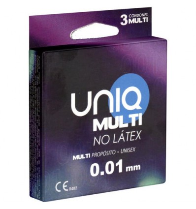 Preservativos Sin Látex Multi 3 Unidades Uniq