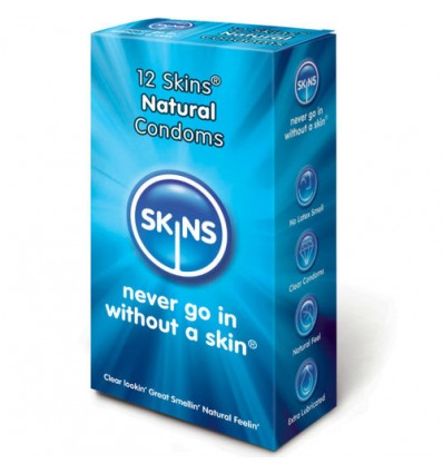 Preservativos Natural Skins 12 Unidades