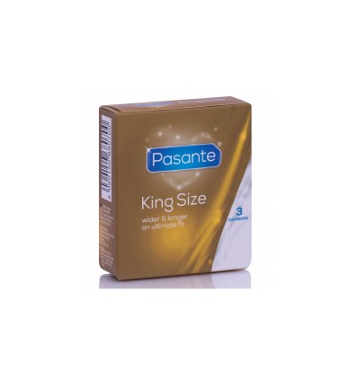 Preservativos King Size XL 3 Unidades Pasante