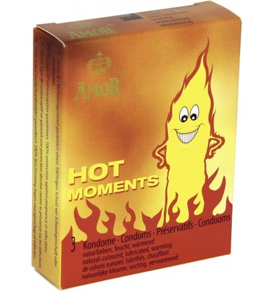 Preservativos Hot Moments 3 Unidades Amor